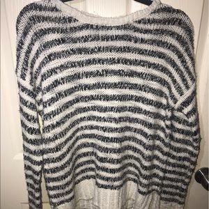 Aeropostale Black And White Sweater